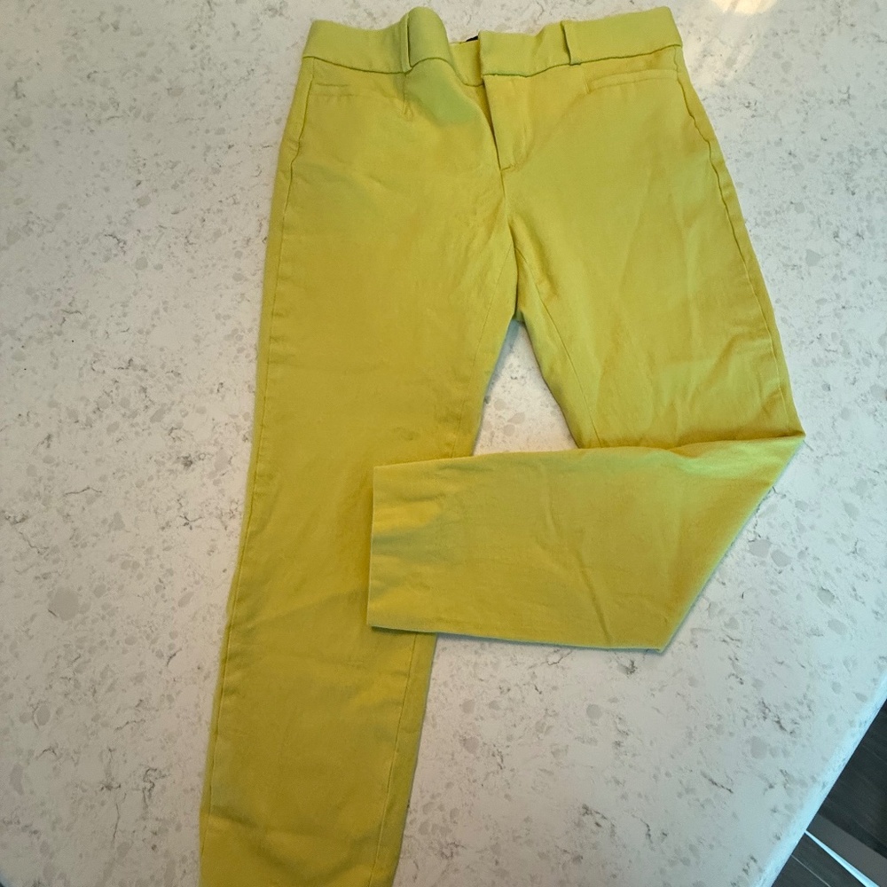 Banana Republic 729324 Pants Yellow Size 2